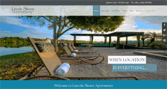 Desktop Screenshot of lincolnshoresapts.com